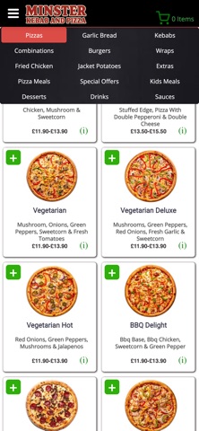 Minster Kebab Pizza House iPhone screenshot