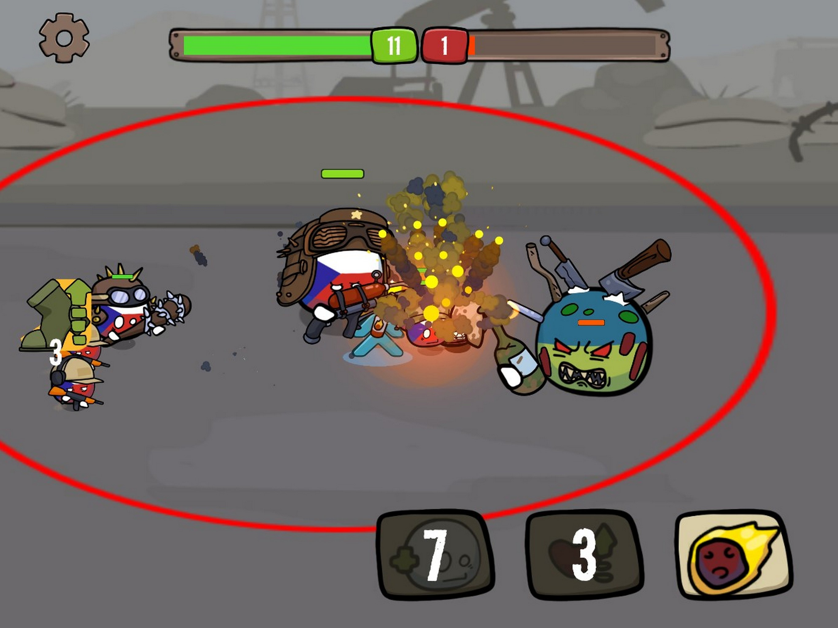 Country Balls: Zombie Rush