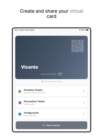 Kaards: Business Cards Scanner iPad screenshot