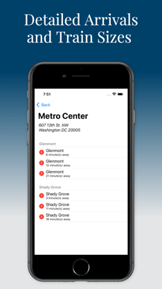 Capital DC Metro - Next Train screenshot 2