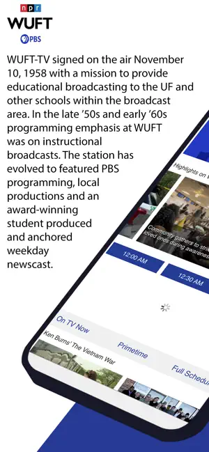 WUFT Public Media App screenshot 1