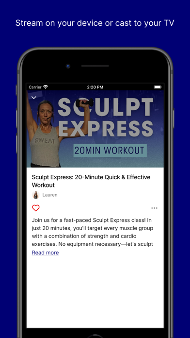 ClubSweat Digital Screenshot