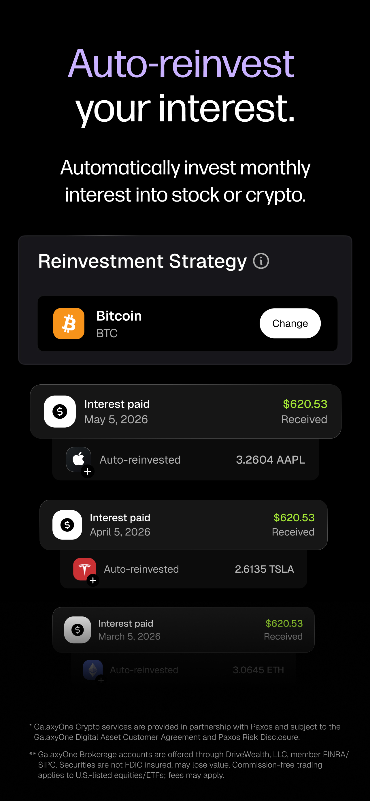 GalaxyOne: Wealth & Investing screenshot 3