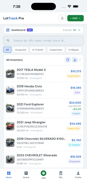 LotTrack Pro screenshot 1