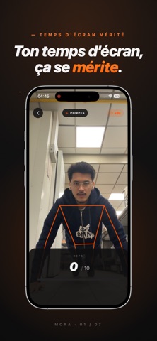 MORA : Bloqueur d'apps iPhone screenshot 1