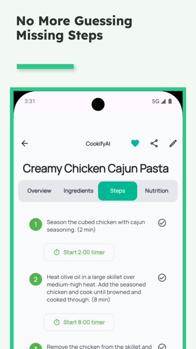 CookifyAI - Smart Recipes iPhone screenshot 2 - Food & Drink app