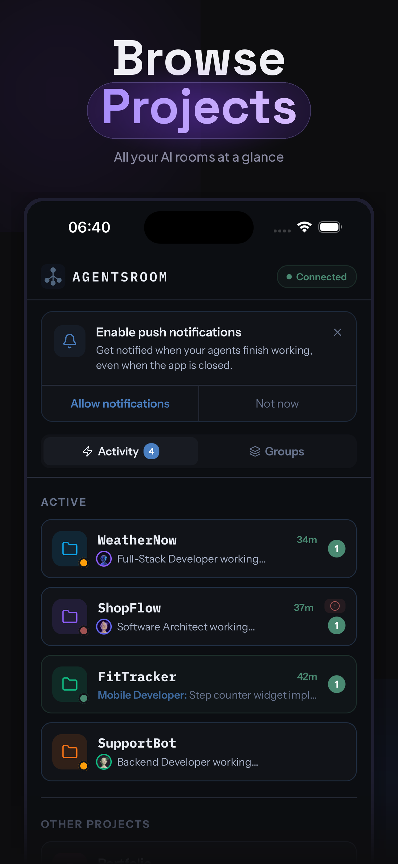 AgentsRoom AI Remote Dev Agent
