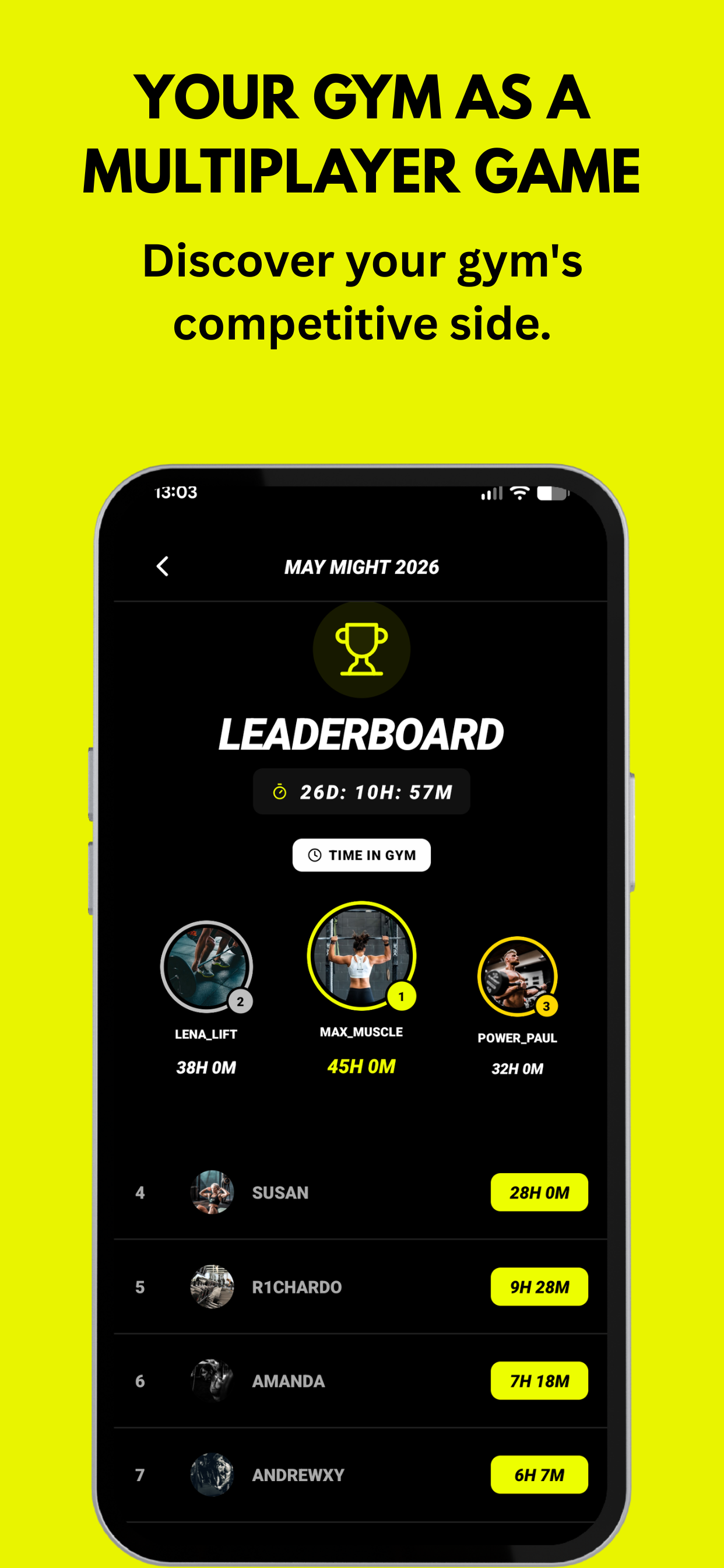 GYMHUB: Social Workout Tracker screenshot 3