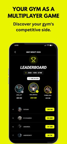 GYMHUB: Social Workout Tracker screenshot