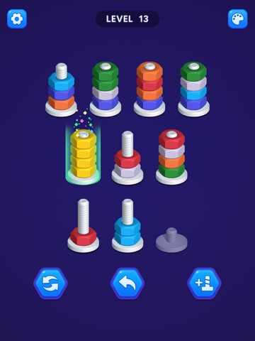 Nut Sort: Sorting Games iPad screenshot