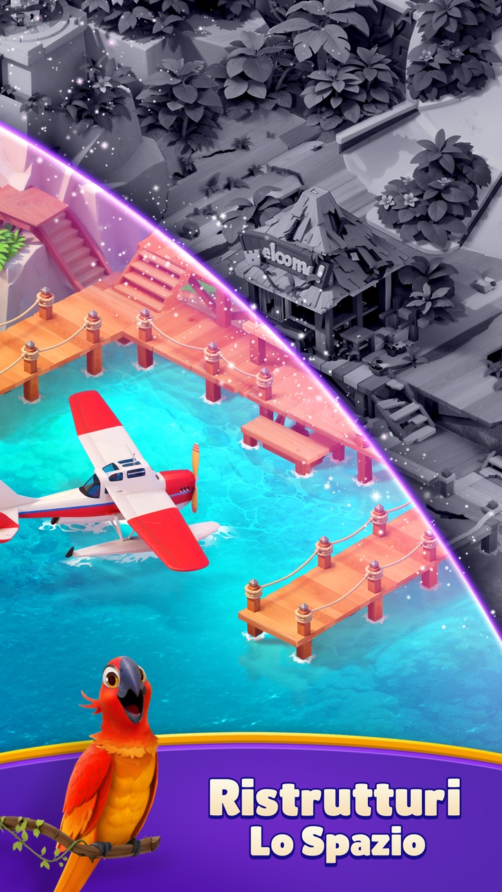 Tropic Match iOS Mod IPA screenshot 2 - iOS game interface