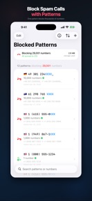 Phone Spam Pattern Blocker screenshot