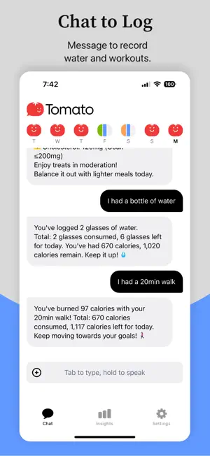 Tomato AI – AI Health Coach screenshot 4