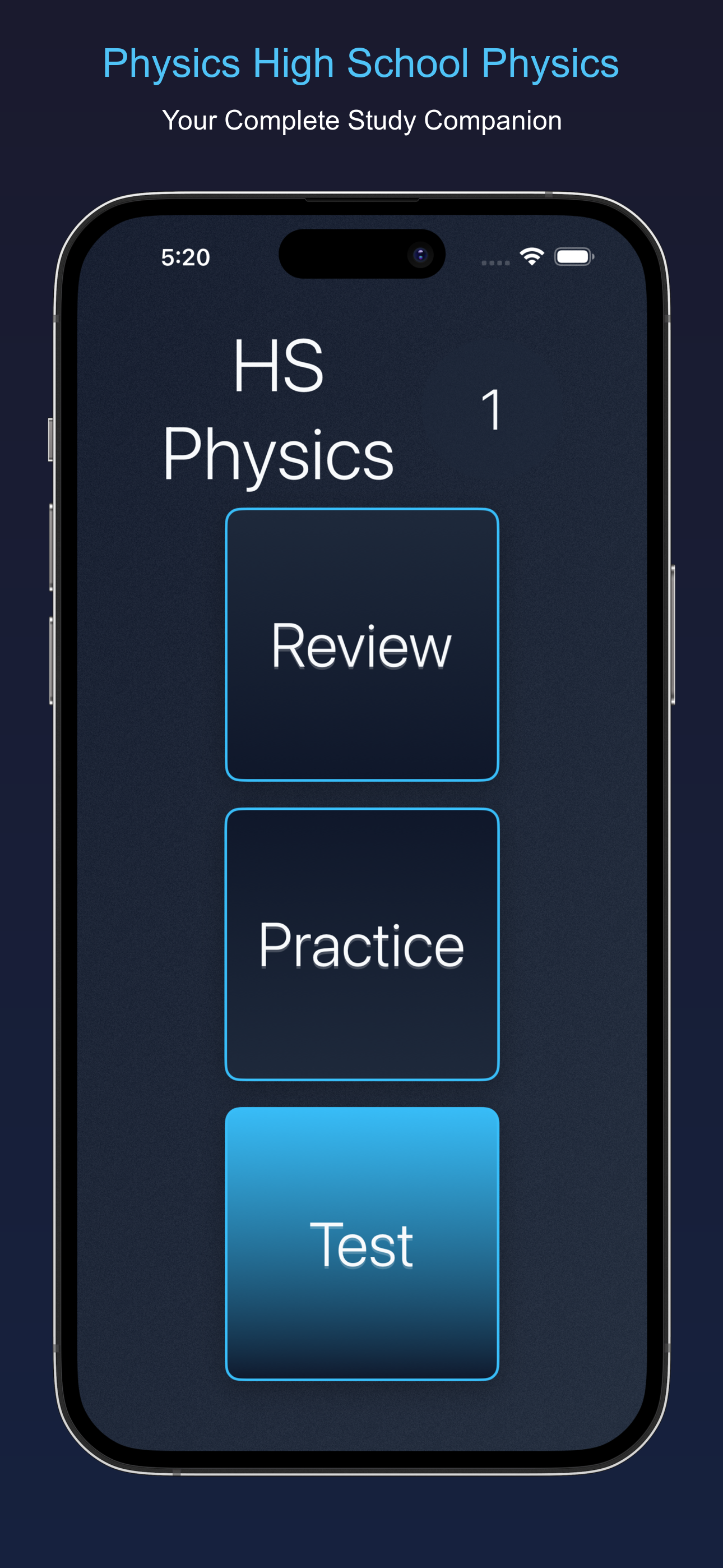 HS Physics Prep 2025-2026