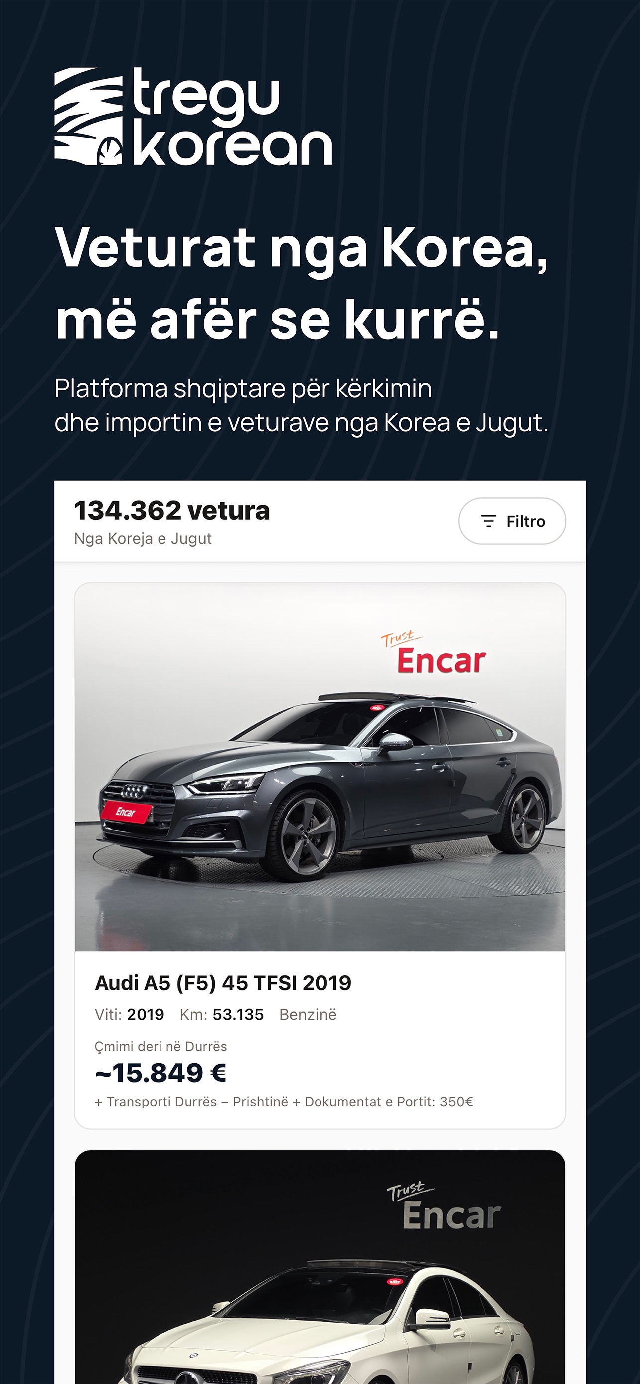 Screenshot 1 of Tregu Korean: Vetura nga Korea