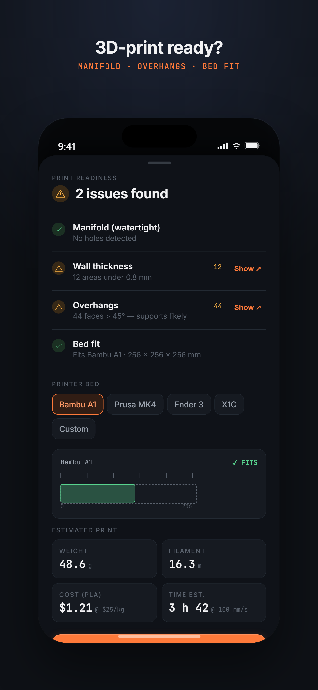 Open3D: STL & 3D Model Viewer