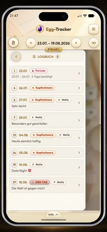Egg-Tracker: Zyklus-Tracker screenshot 7 of 7