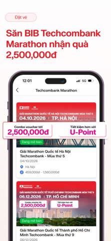 Techcombank OneU screenshot