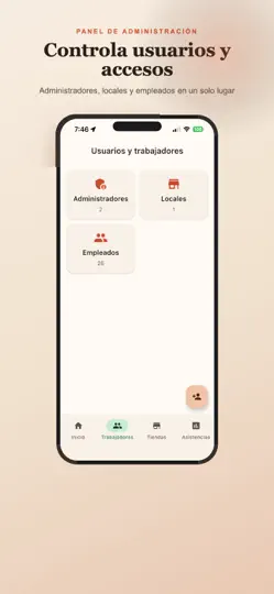 Скриншот PresencIO | Marca Asistencia на iPhone 6