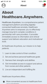 Healthcare.Anywhere. screenshot