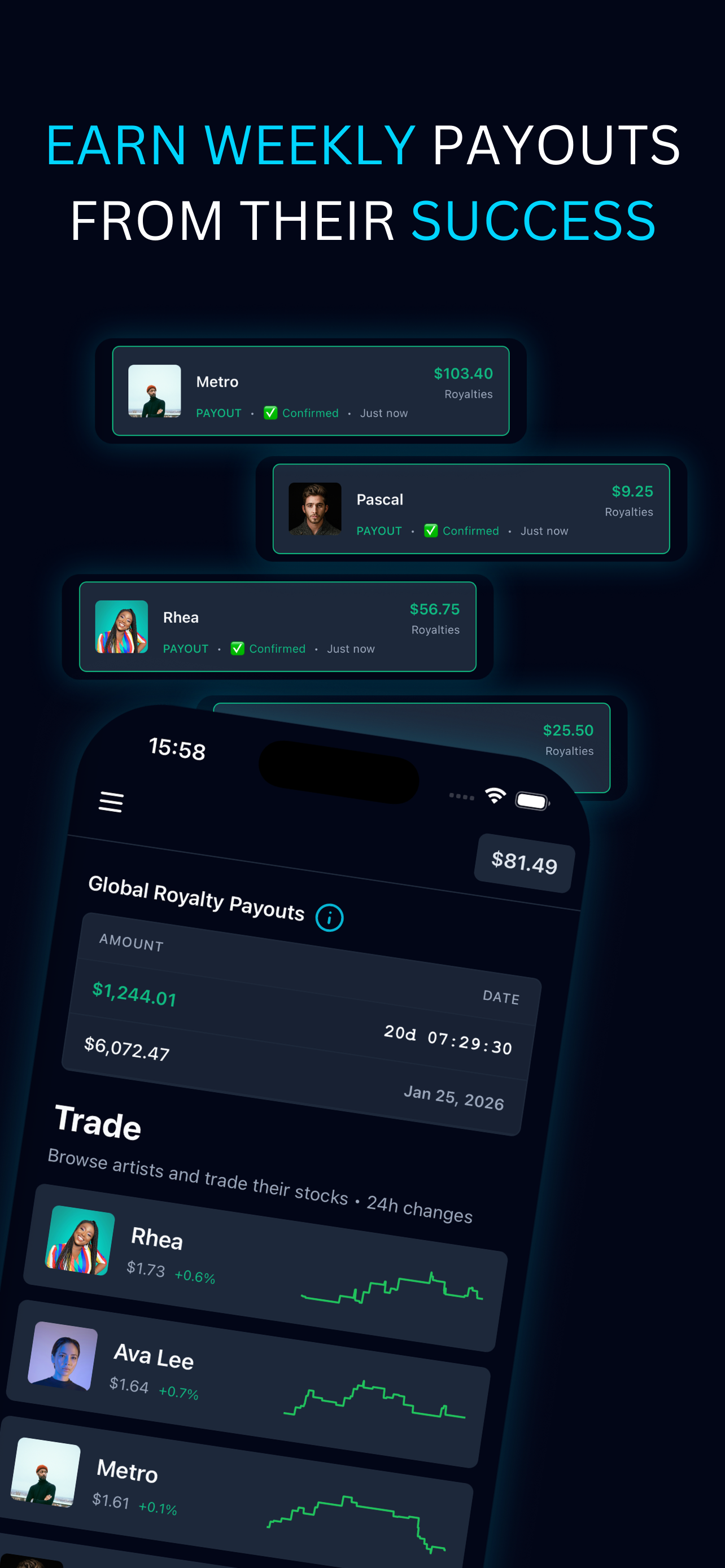 Tone Music: Stream & Trade