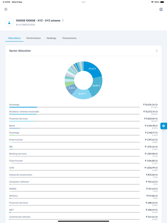Screenshot #6 pour SBI FUNDS PMS