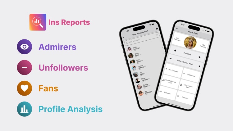 Ins Reports :Follower Analyzer screenshot-6