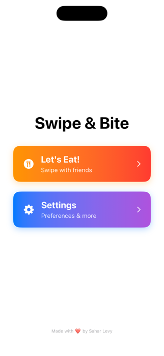 SwipEat Screenshot 1 of 3