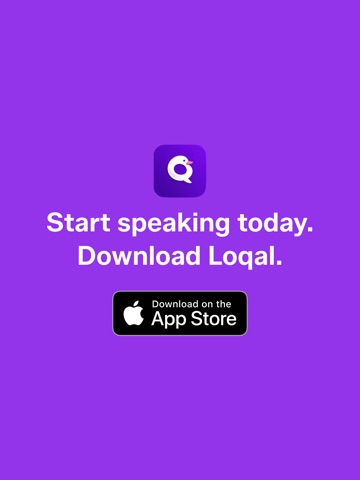 Loqal: Speak Languages iPad screenshot