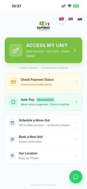 GoSafebox screenshot 2