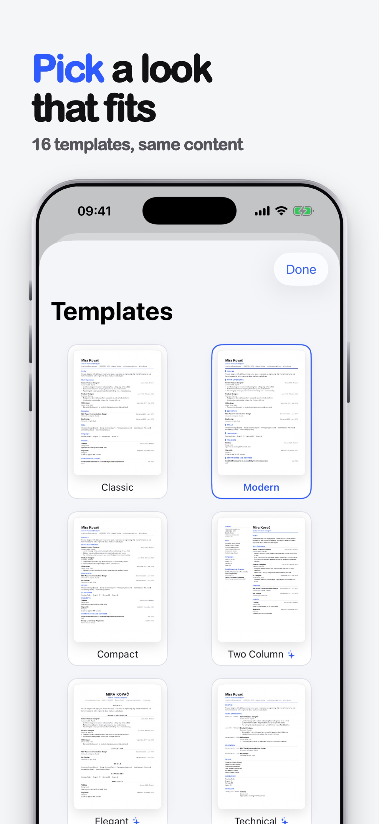 Screenshot 6 of Resuma CV & Cover Letters
