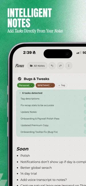 Flows - Planner & Notes screenshot 2