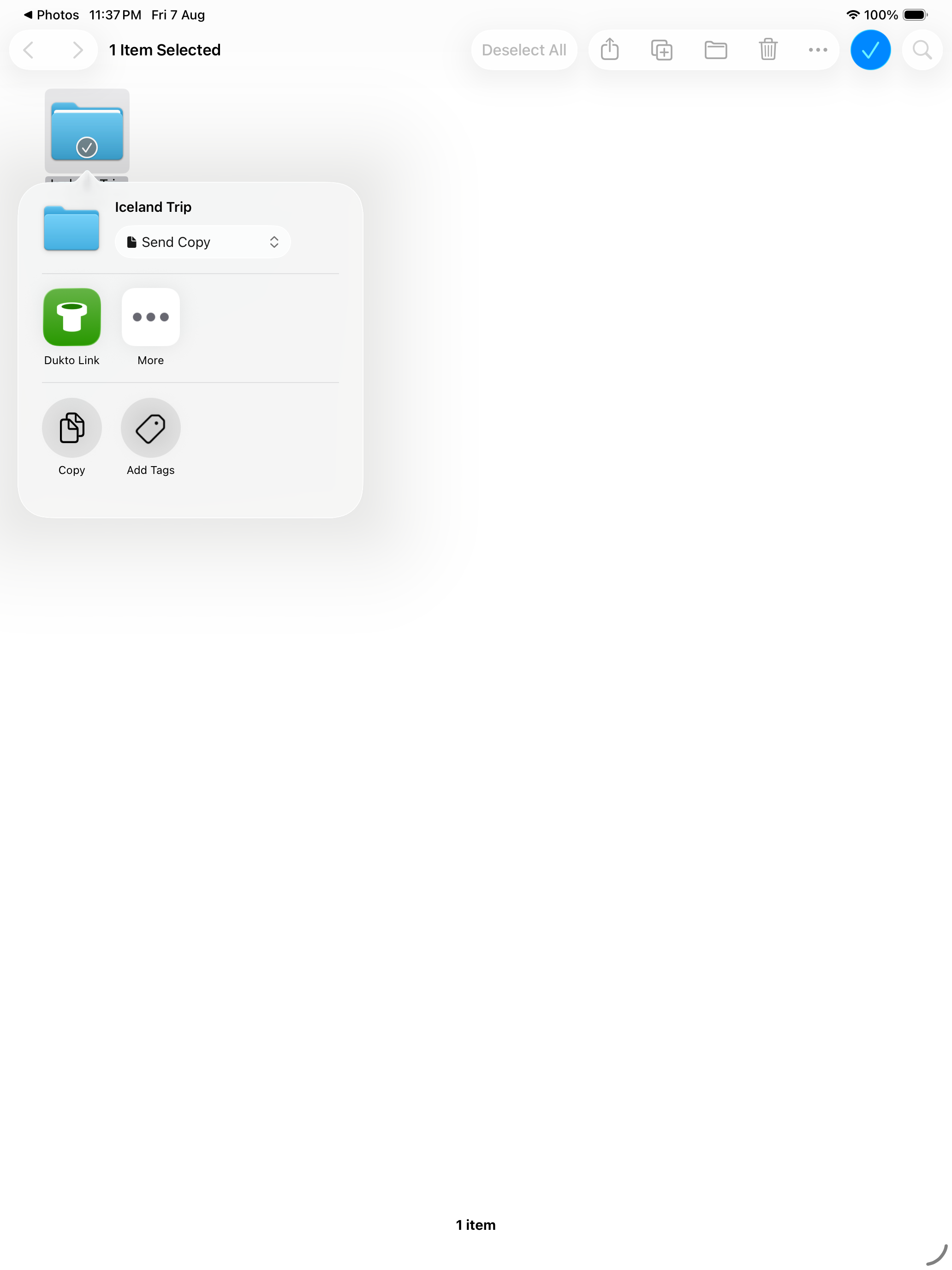 Dukto Link screenshot 10