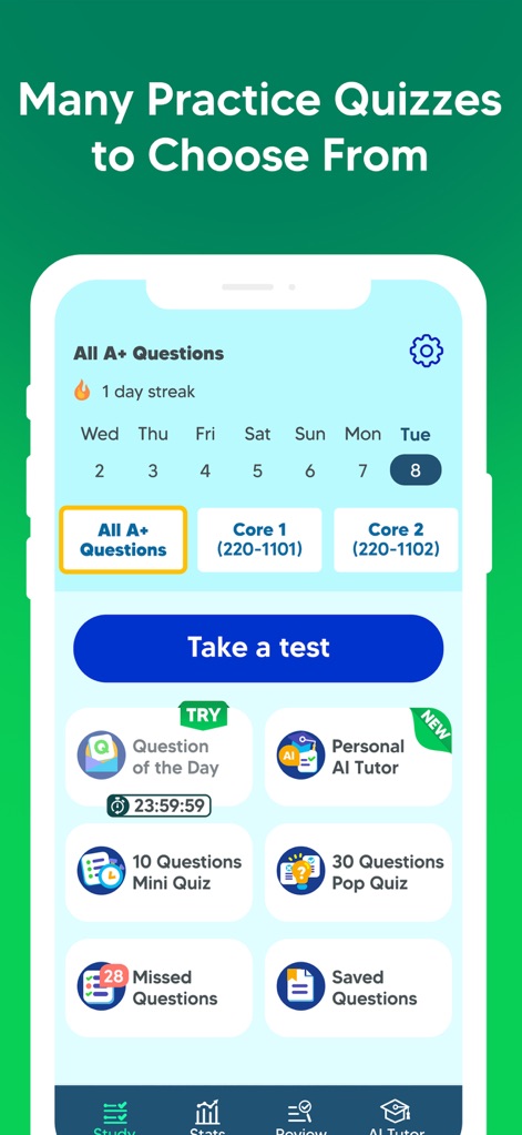 CompTIA A+ Exam Test Prep 2025 - Education App | MWM