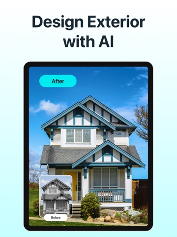 AI Home & Room Interior Design iPad screenshot