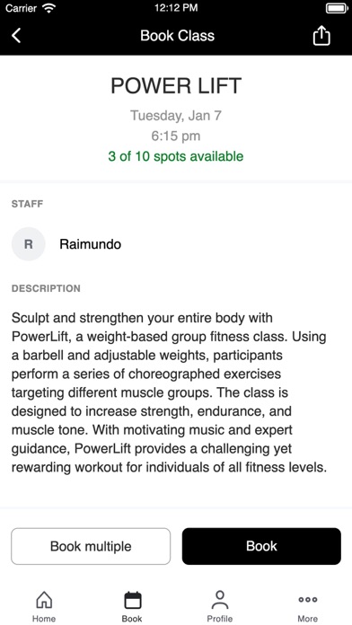 Screenshot #3 pour BodyTech Fitness & Spa