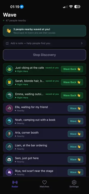 Wave Nearby screenshot 1