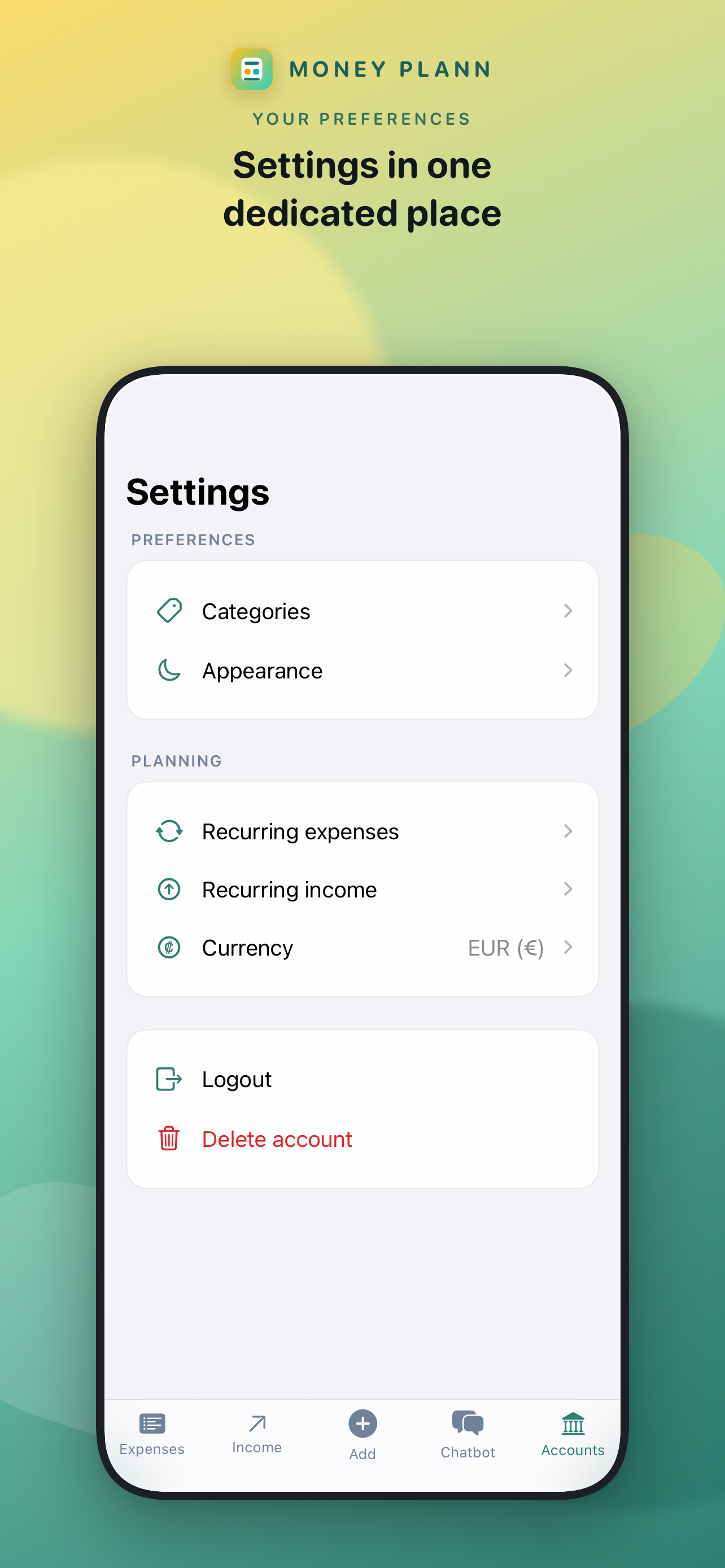 Money Plann screenshot 4