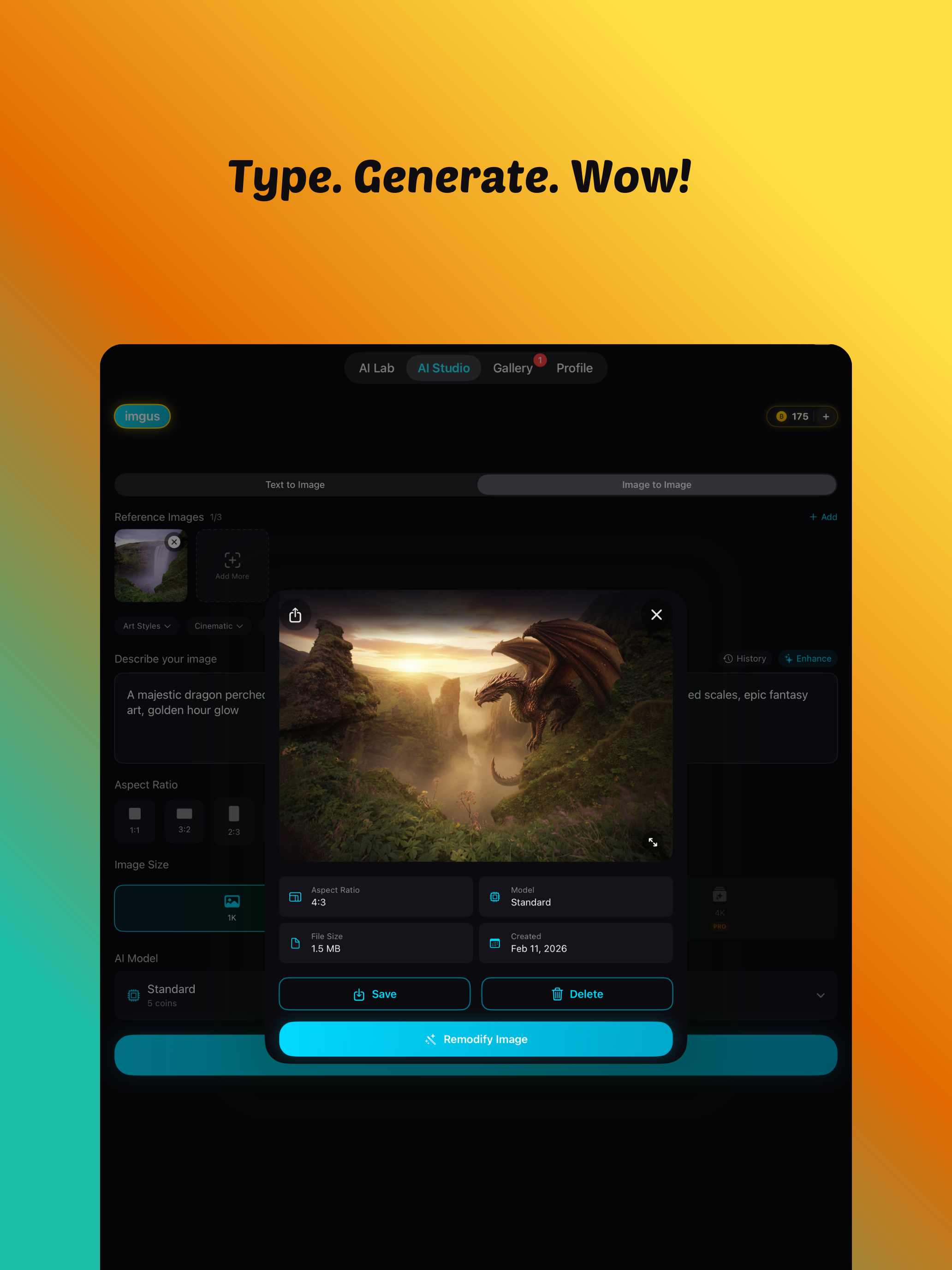 Imgus: Generate AI Photo & Art