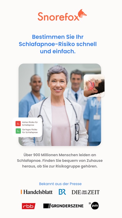 Snorefox - Sleep apnea check