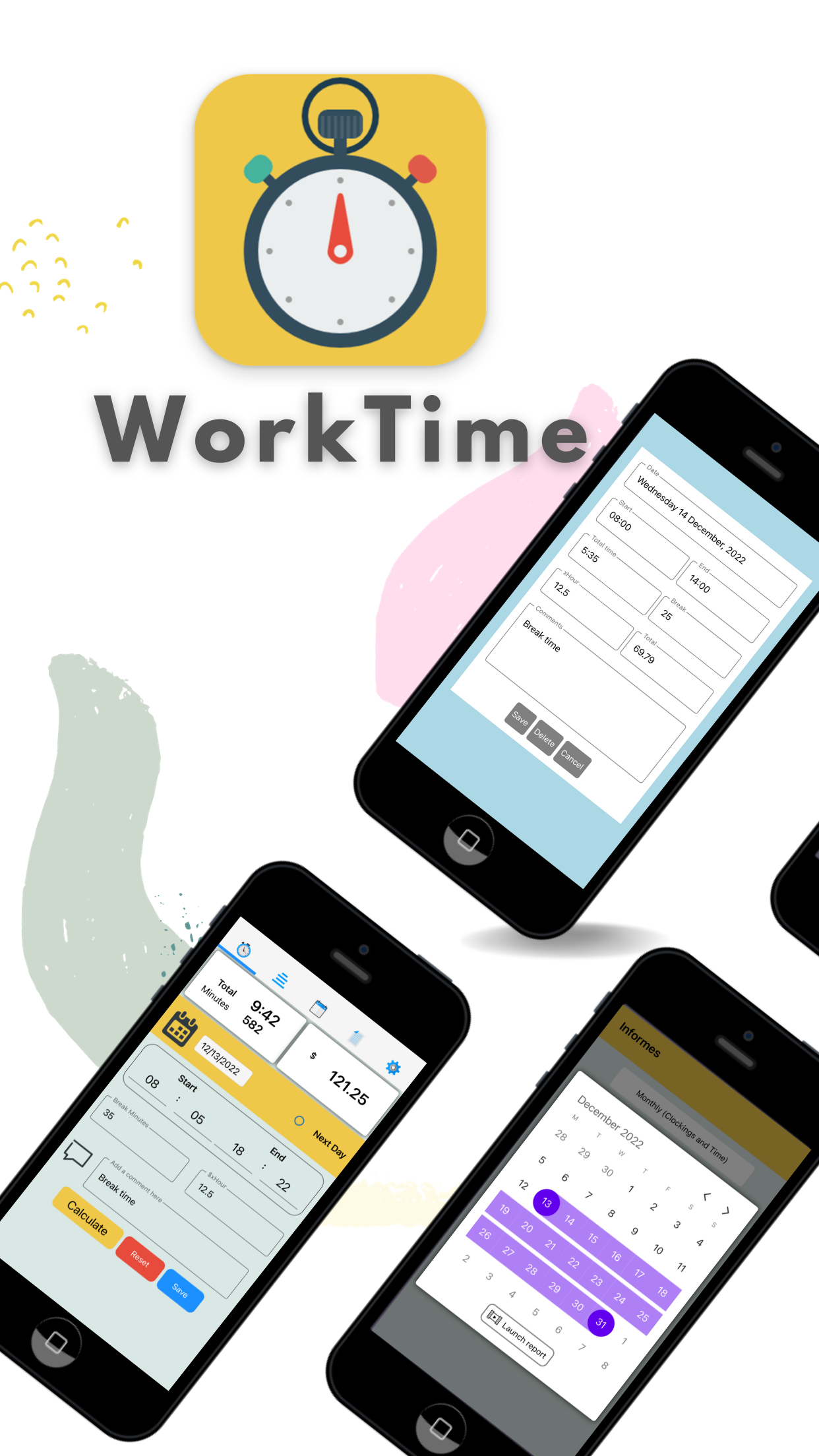 Work Time and Hours Tracker