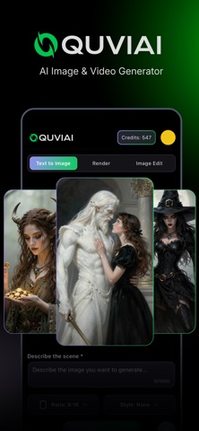 QUVIAI - AI Images & Videos screenshot
