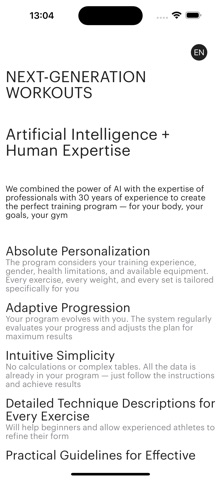 Gym Trainer + AI Screenshot 1 of 6