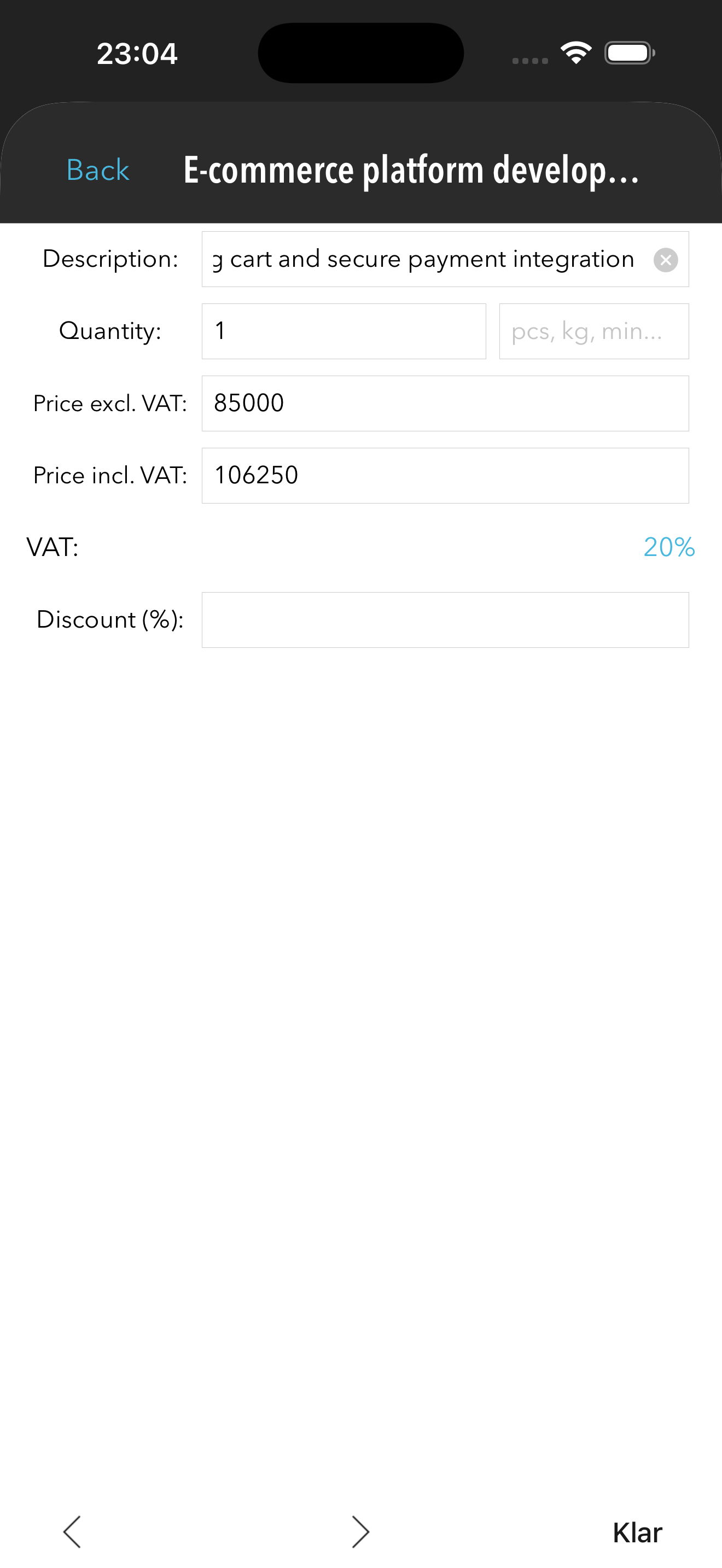 Invoice Template Pro screenshot 7