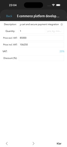 Invoice Template Pro screenshot