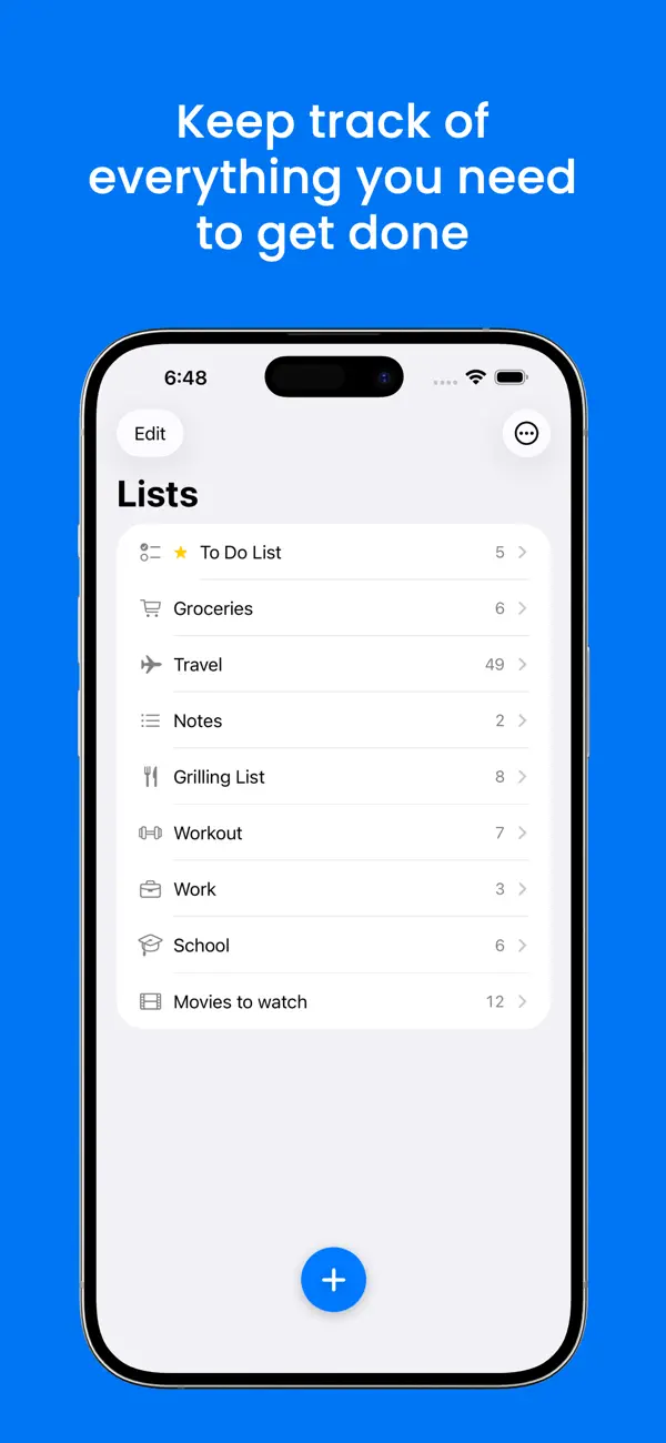 Screenshot #1 pour Things To Do - Tasks List