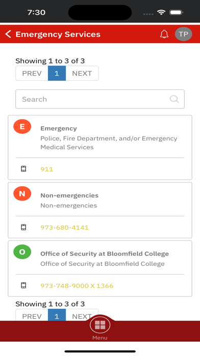 Nest for Bloomfield College Screenshot