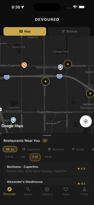 Devoured - Rate Dishes Screenshot 4 of 5