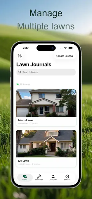 Lawn Care Journal screenshot 1
