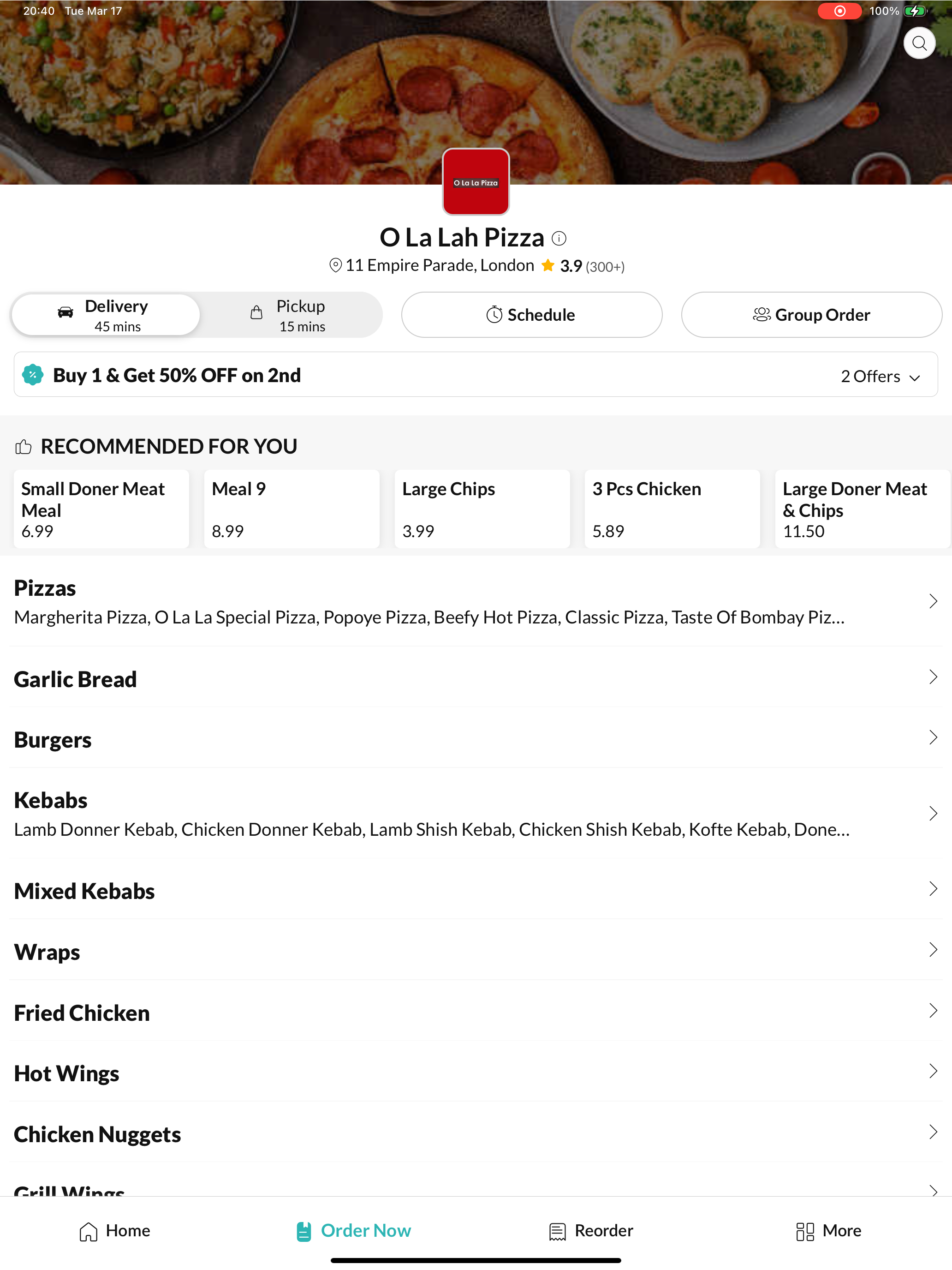 O La La Pizza